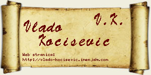 Vlado Kočišević vizit kartica